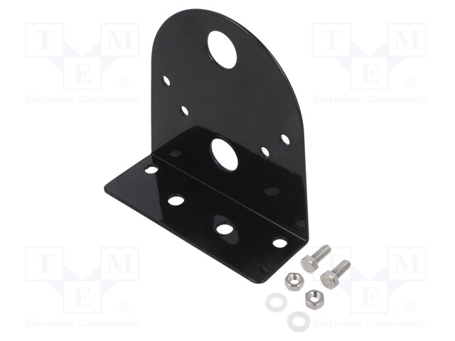 Signallers accessories: wall mounting element; black