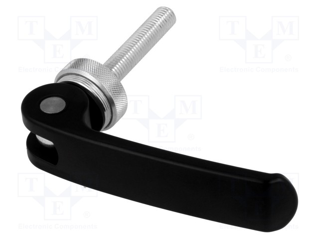 Lever; clamping; Thread len: 60mm; Lever length: 101mm; Body: black