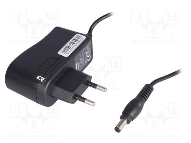 Power supply: switched-mode; 5VDC; 2.1A; Out: 5,5/2,5; 10W