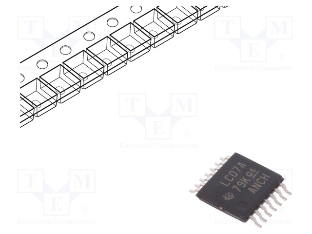 IC: digital; buffer,driver; Channels: 6; SMD; TSSOP14; Series: 74LVC