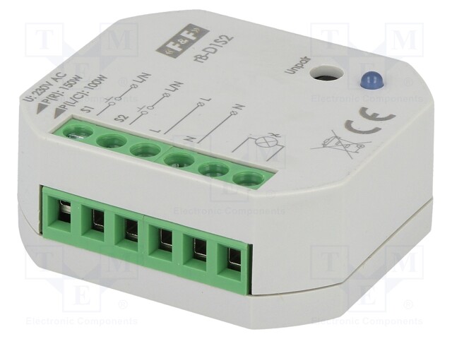 Wireless dimmer; PROXI; IP20; 230VAC; in mounting box; 0÷45°C