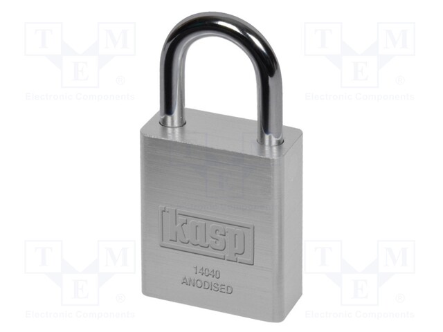 Padlock; aluminium; Application: gates,cabinets,bags,cases