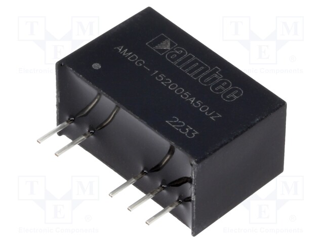 Converter: DC/DC; 2.25W; Uin: 13.5÷16.5V; Uout: 20VDC; Uout2: -5VDC