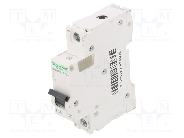 Circuit breaker; 500VDC; Inom: 10A; Poles: 1; DIN; Charact: C; 6kA