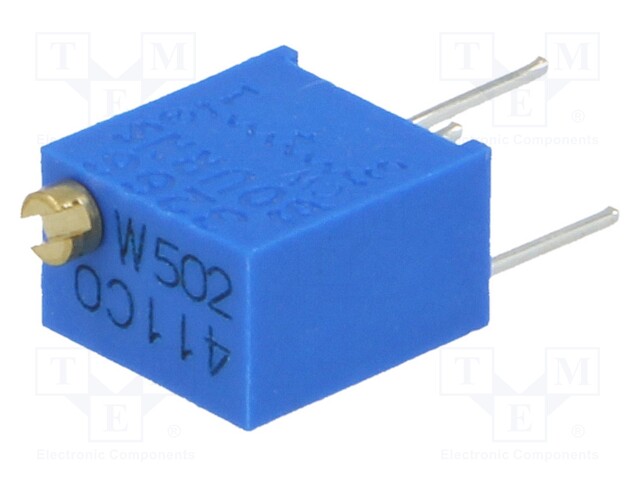 Potentiometer: mounting; multiturn; 5kΩ; 250mW; ±10%; linear