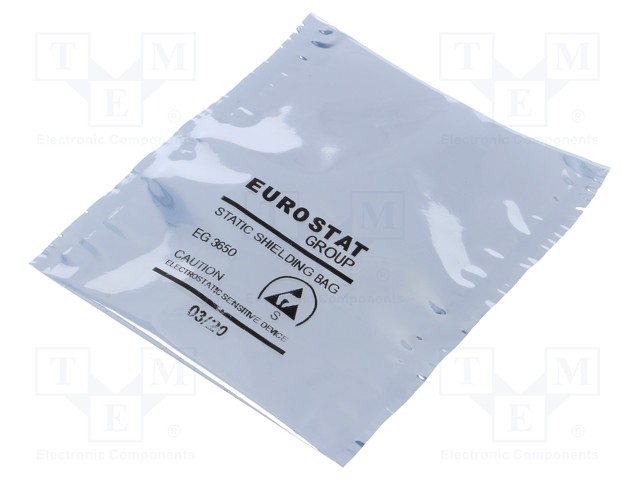 Protection bag; ESD; L: 102mm; W: 76mm; Thk: 50um; IEC 61340-5-1