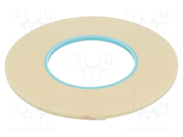 Tape: electrical insulating; W: 4mm; L: 45m; D: 0.304mm; beige; 20%