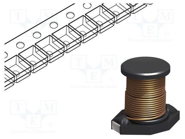 Inductor: ferrite; SMD; 470uH; 1.06A; 900mΩ; 13x9.55x11.5mm; ±20%