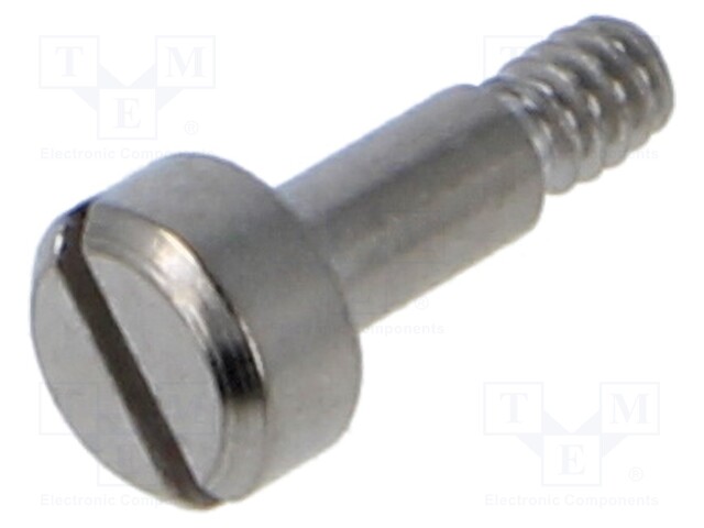 Screw; Head: cheese head; slotted; stainless steel