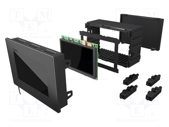 Enclosure: panel; X: 144mm; Y: 96mm; Z: 124mm; ABS + PC,PPO; black