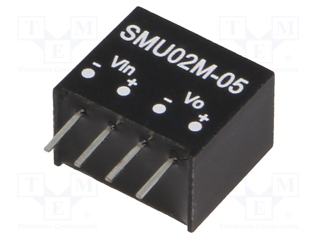 Converter: DC/DC; 2W; Uin: 10.8÷13.2V; Uout: 5VDC; Iout: 80÷400mA