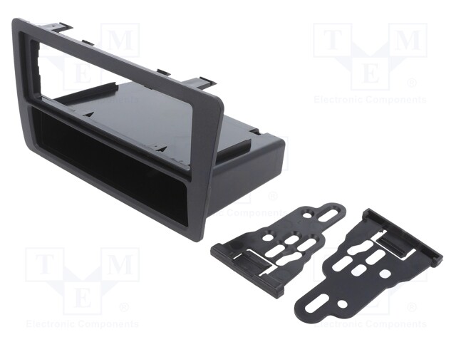 Radio mounting frame; Honda; 1 DIN,2 DIN,2 ISO,ISO; black