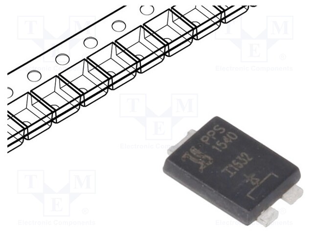 Diode: Schottky rectifying; SMD; 40V; 15A; PowerSMD