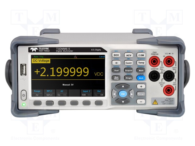 Benchtop multimeter; TFT 4,3" (480x272) 6,5 digit; True RMS AC