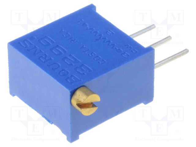 Potentiometer: mounting; multiturn; 10kΩ; 500mW; THT; ±10%; linear