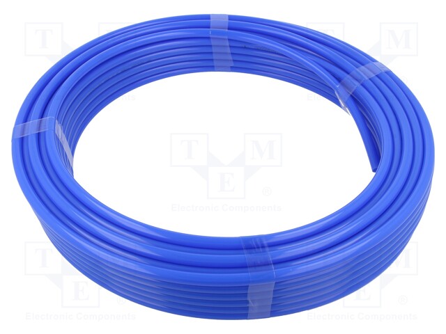 Pneumatic tubing; 17bar; L: 25m; polyamide 6; blue