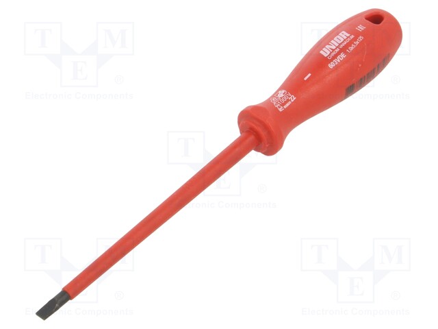 Screwdriver; insulated; slot; 1kVAC