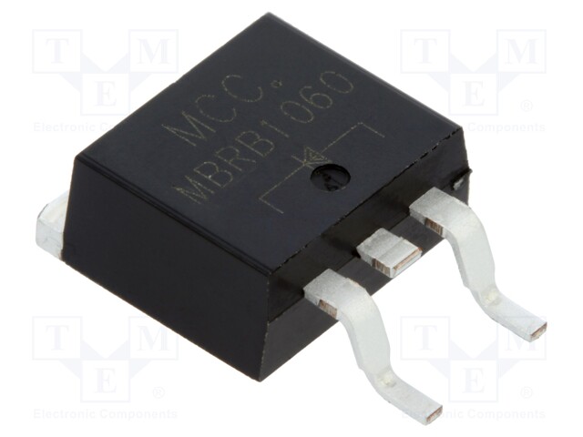 Diode: Schottky rectifying; SMD; 60V; 10A; D2PAK; reel,tape