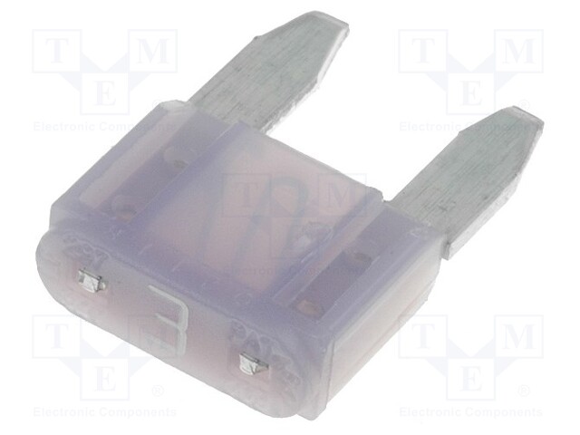 Fuse: fuse; 3A; 32V; automotive; 10,9mm; MINI