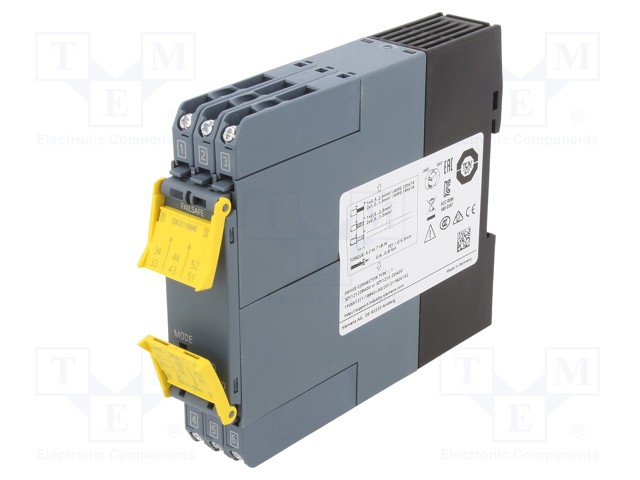 Module: safety relay; Series: 3SK1 SIRIUS; Mounting: DIN; -25÷60°C