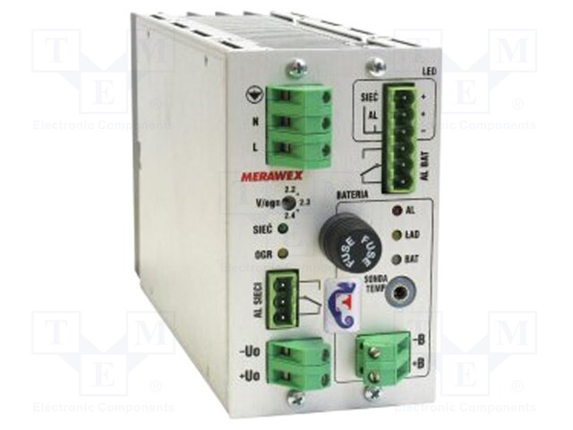 Power supply: buffer; modular; 400W; 12VDC; 66x111x262mm; 32A; IP20