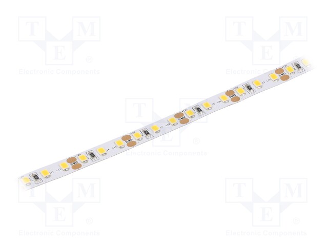 LED tape; white warm; 2835; 12V; LED/m: 120; 8mm; IP20; 9.6W/m