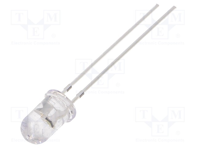 LED; 5mm; blue; 2000÷2500mcd; 30°; 3÷5V; 20mA; Variant: blinking