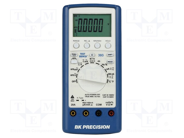 Digital multimeter; LCD 4,83 digits (60000),bargraph; True RMS