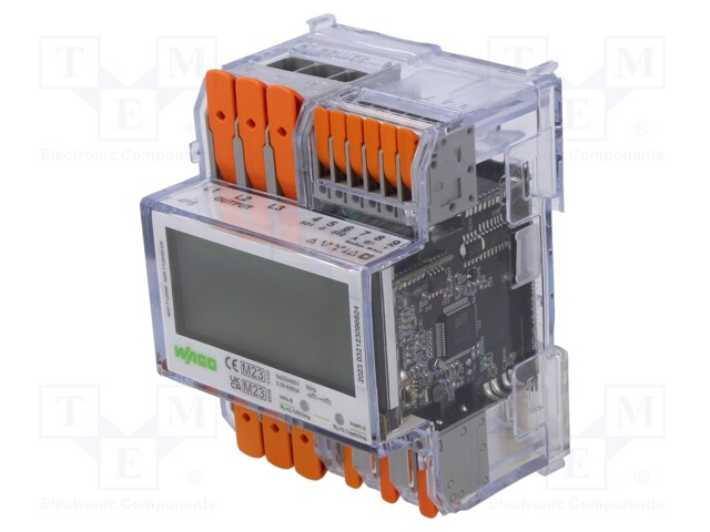 Controller; for DIN rail mounting; pulse S0; IP20; 65A; -40÷70°C