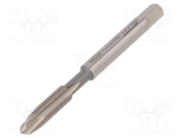 Tap; HSS-G; M5; 0.8; 58mm; to the through holes; 4mm; ISO2/6H