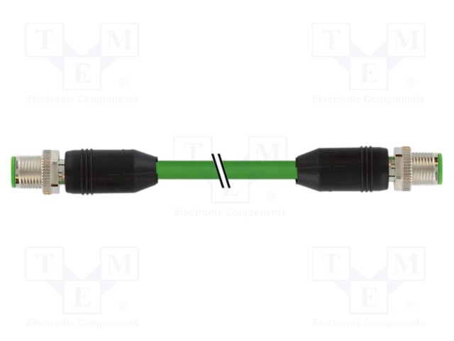 Connection lead; IP67; 50VAC; 50VDC; 0.5A; 10m; Series: 7000; PIN: 8