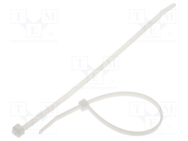 Cable tie; L: 210mm; W: 4.7mm; polyamide; 355N; natural; Ømax: 55mm