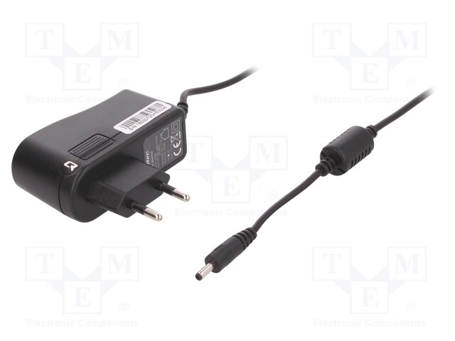 Power supply: switched-mode; 5VDC; 2.1A; Out: 3,5/1,35; 10.5W; 1.4m