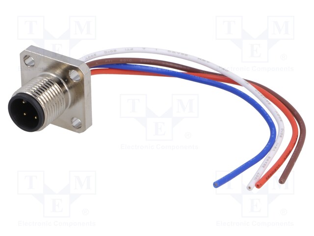 Socket; M12; PIN: 4; male; A code-DeviceNet / CANopen; IP67; 250V