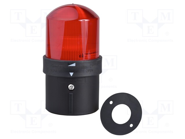 VISUAL INDICATOR, FLASHING, RED, 70MM