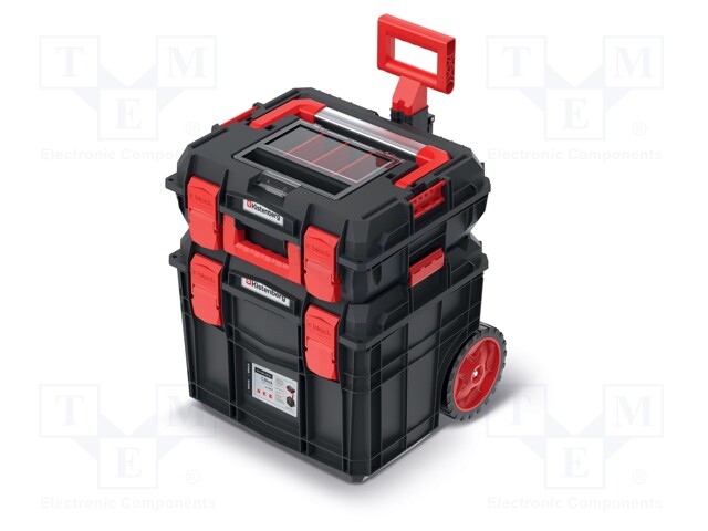 Toolbox; 450x380x545mm; polymer; C BLOCK; 25kg; on wheels