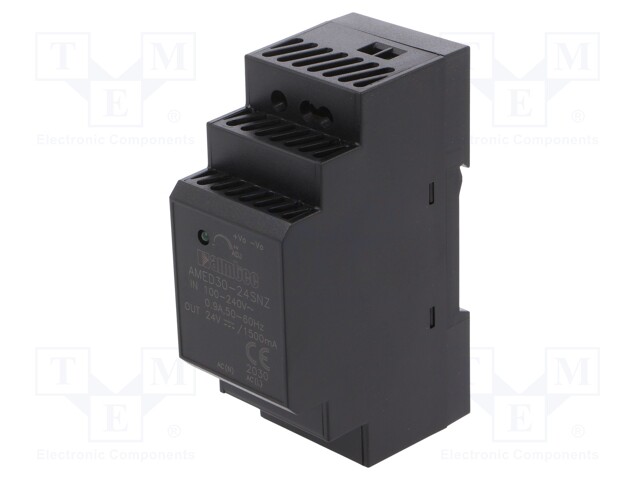 Power supply: switched-mode; 36W; 24VDC; 1.5A; 85÷264VAC; 115g