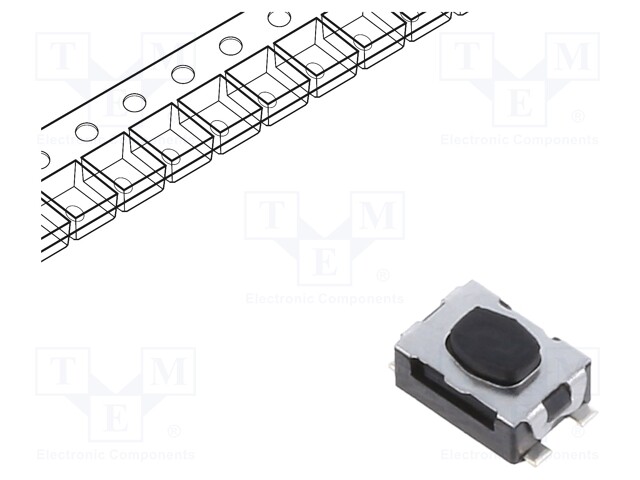 Microswitch TACT; SPST-NO; Pos: 2; 0.05A/32VDC; SMT; none; 4N; 1.9mm