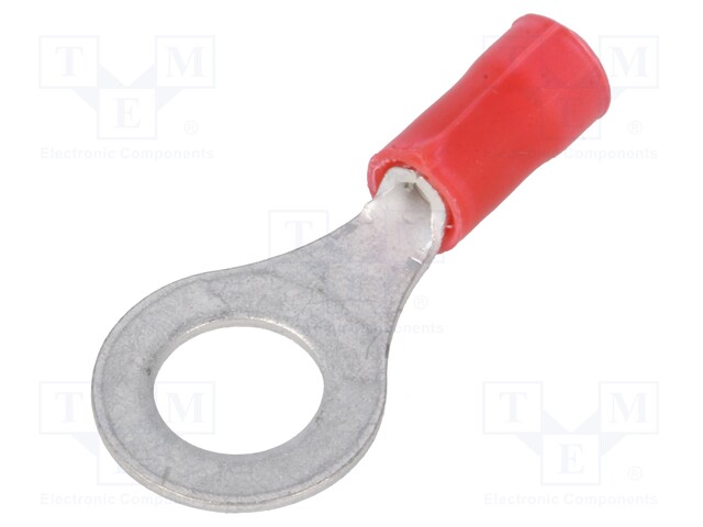 Ring terminal; M6; Ø: 6.4mm; 0.3÷1.4mm2; crimped; for cable; tinned