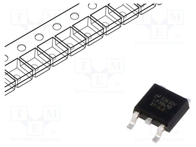 IC: voltage regulator; LDO,fixed; 5V; 1A; TO252; SMD; reel,tape