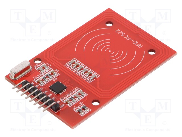 Module: RFID; 3.3VDC; SPI; 40x60mm; 13.56Hz