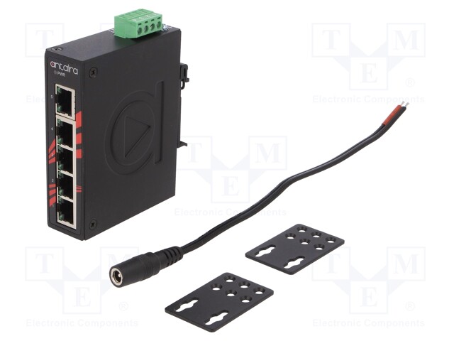 Industrial module: switch Ethernet; unmanaged; 12÷48VDC; RJ45