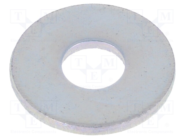 Washer; round; M4; D=12mm; h=1mm; steel; Plating: zinc; DIN: 9021