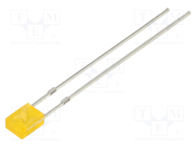 LED; rectangular; 3.2x3.2x4.15mm; orange; 100÷150mcd; 100°; 20mA