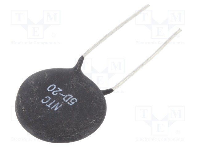 NTC thermistor; THT; 5Ω; 21.5mm; -55÷200°C