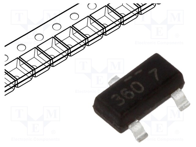 Transistor: N-MOSFET; unipolar; 20V; 1.7A; 500mW; SuperSOT-3