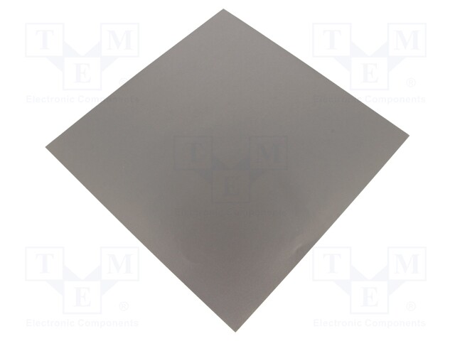 Shielding mat; 240x240x0.1mm; Permeability: 130; self-adhesive