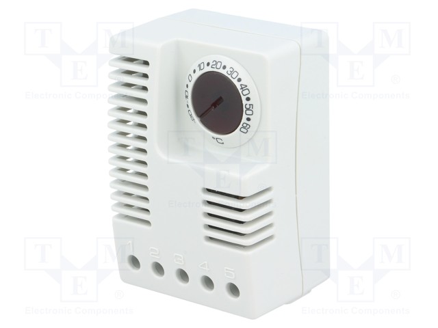 Sensor: thermostat; Contacts: SPDT; 8A; Uoper.max: 250VAC; IP20