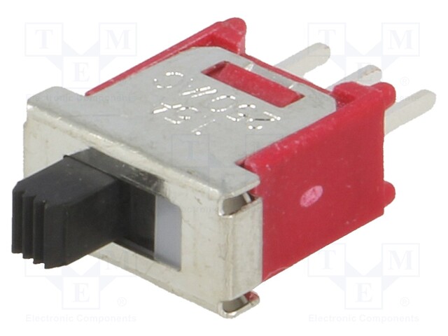 Switch: slide; Pos: 2; SPDT; 1.5A/250VAC; ON-ON; Mounting: THT