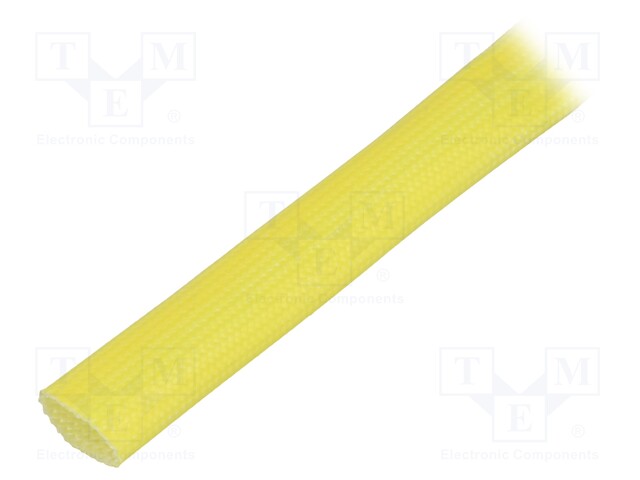 Insulating tube; yellow; -30÷155°C; Øint: 8mm; L: 10m; 3kV/mm